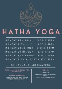 Hatha Yoga Schedule
